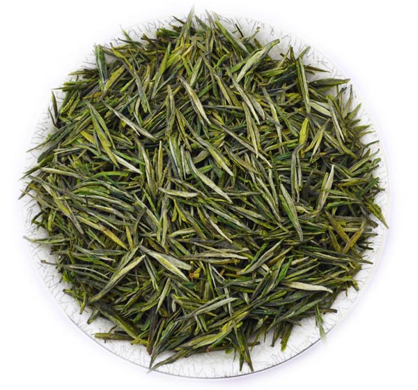 綠茶珍品婺源茗眉 條索緊結(jié)苗挺細秀，湯色黃綠鮮亮